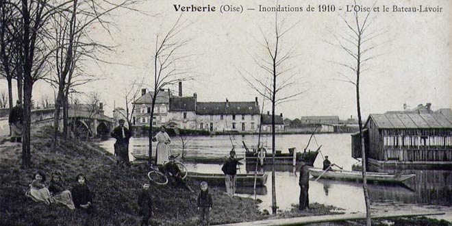 inondations de 1910 à Verberie