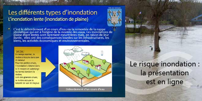 La présentation faite le 15 mai sur le risque inondation est en ligne