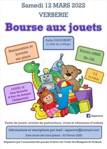 Bourse aux jouets @ Espace Dagobert - Verberie