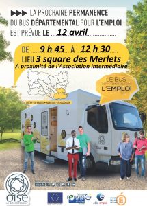Bus départemental pour l'emploi @ Parking square des Merlets
