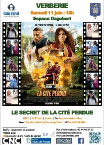 Cinéma "Le secret de la cité perdue" @ Espace Dagobert - Verberie