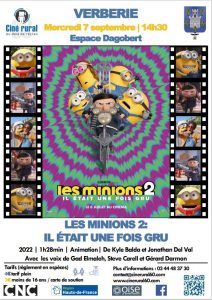 Cinéma " Les Minions 2 - Il était une fois Gru" @ Espace Dagobert - Verberie