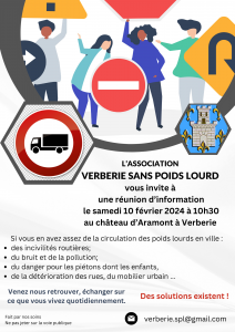 Réunion d'information Verberie Sans Poids Lourds @ Château d'Aramont